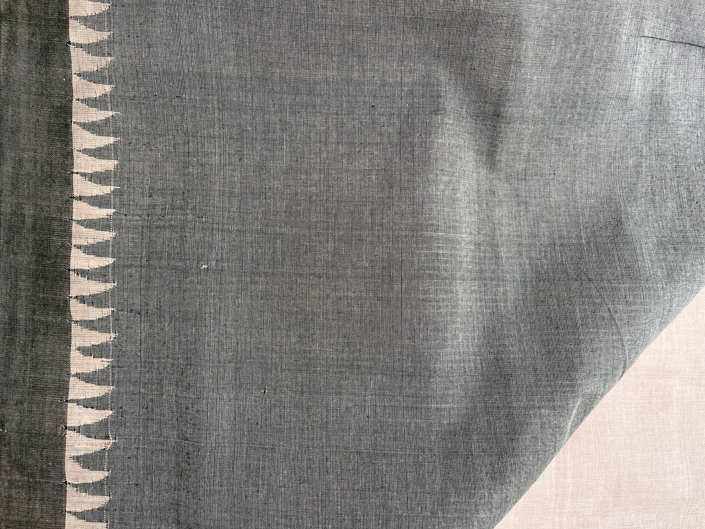 Ponduru Khaddar - Grey with Green undertone