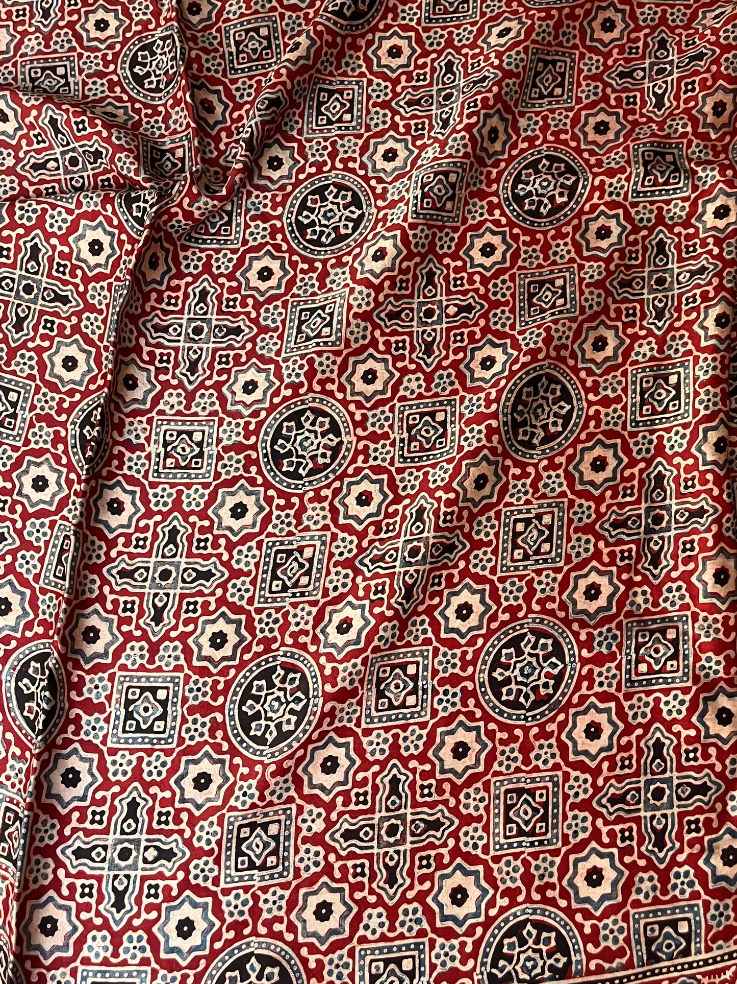 Ajrakh Modal - Red Lotus