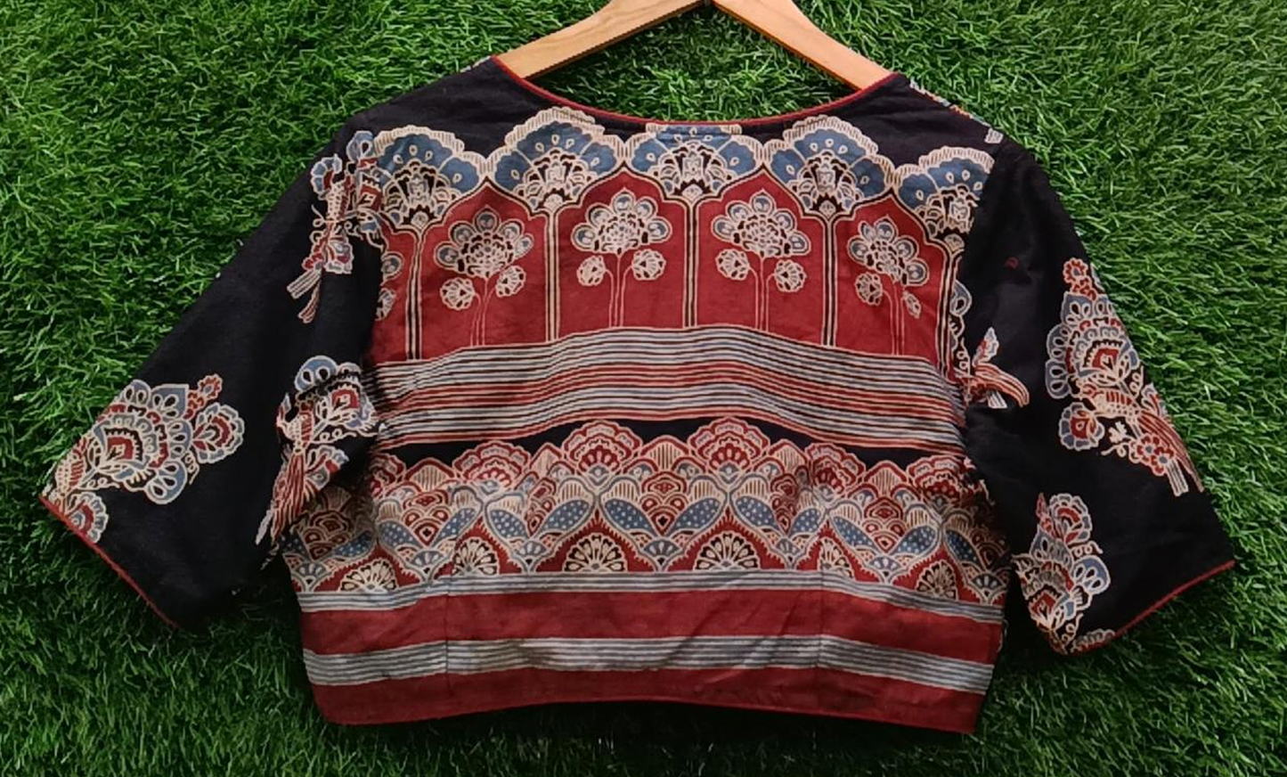 Ajrakh Cotton Blouse