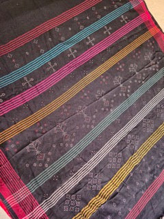 Tangaliya Black with maroon