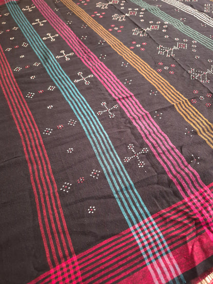 Tangaliya Black with maroon