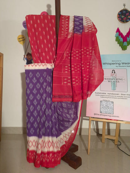 Pochampally Ikat - Violet