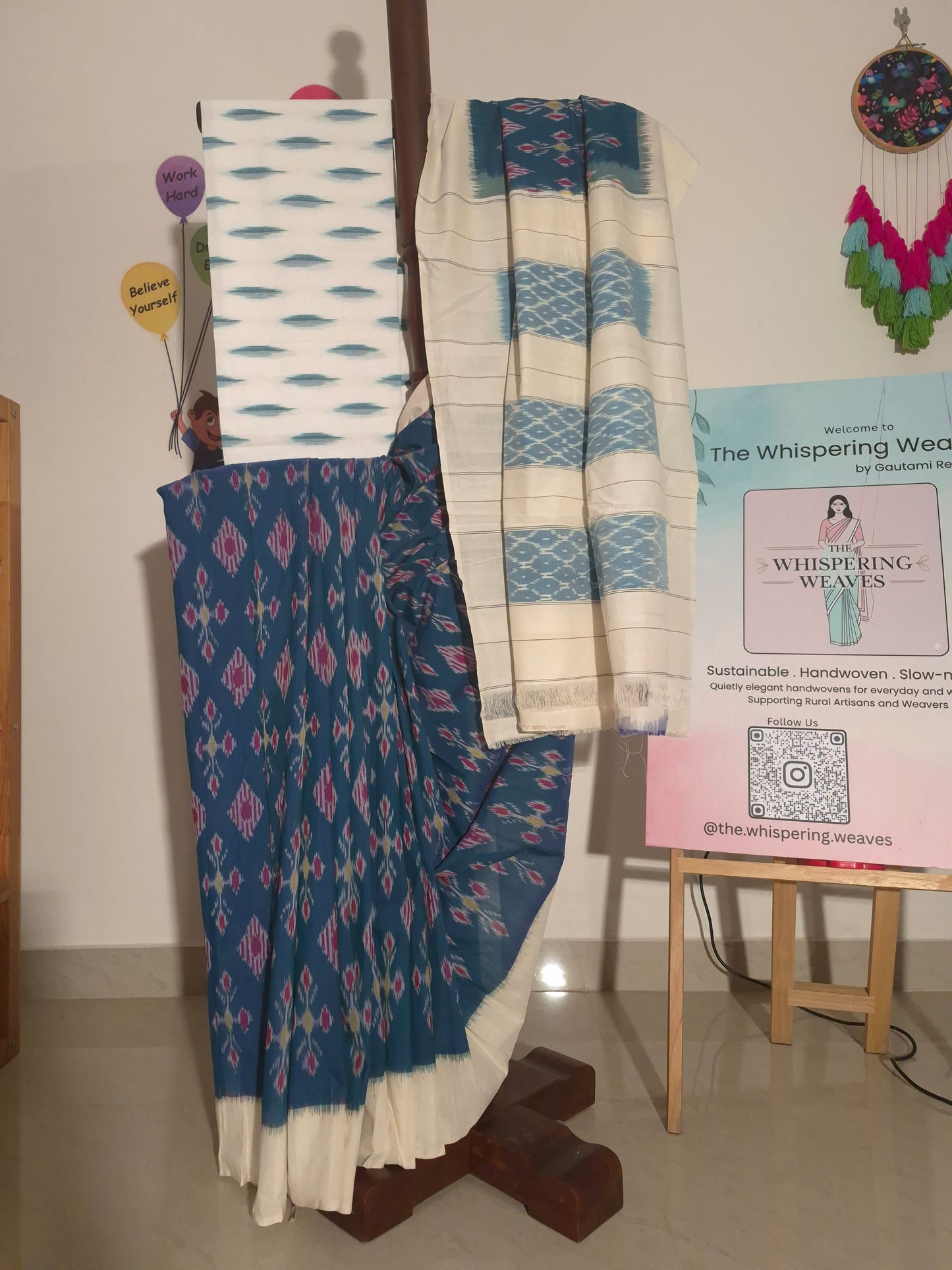 Pochampally Ikat - Blue