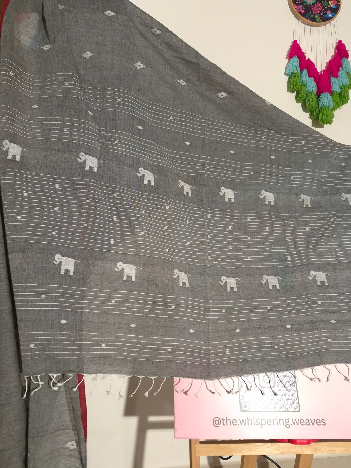 Jamdhani - Grey - Elephant