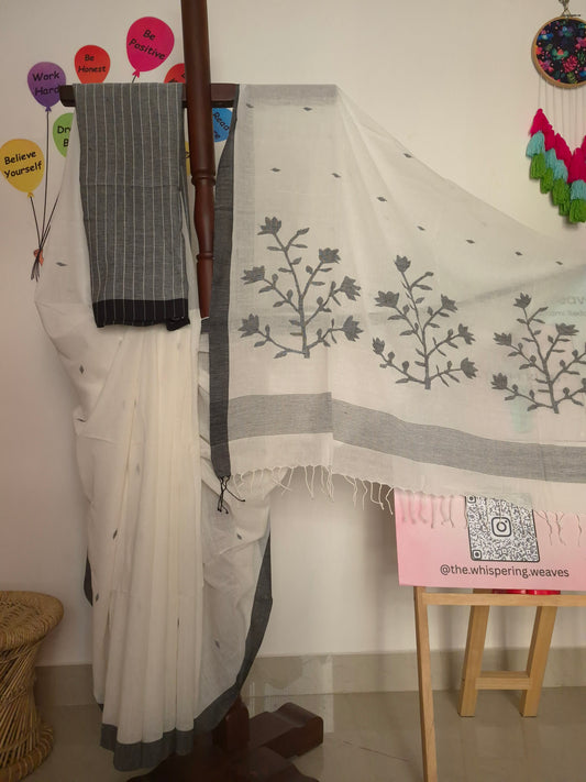 Jamdhani - White and Black