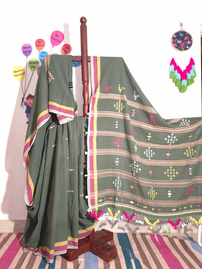 Bhujodi Kala Cotton - Olive Green