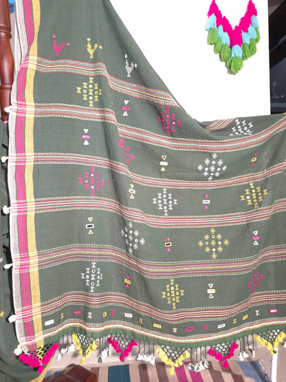 Bhujodi Kala Cotton - Olive Green