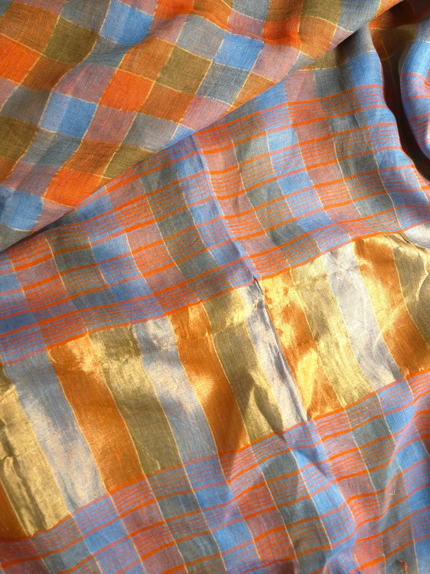 Linen - Multi Colour checks