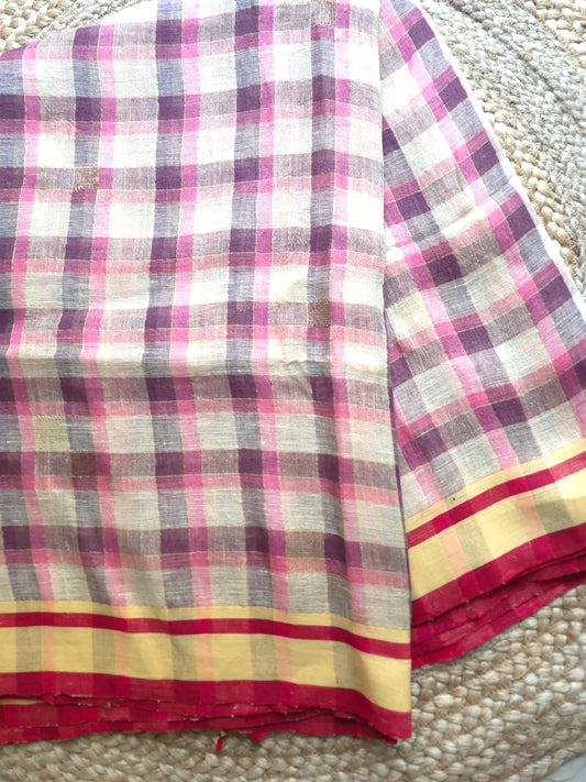 Linen - Multi Colour checks