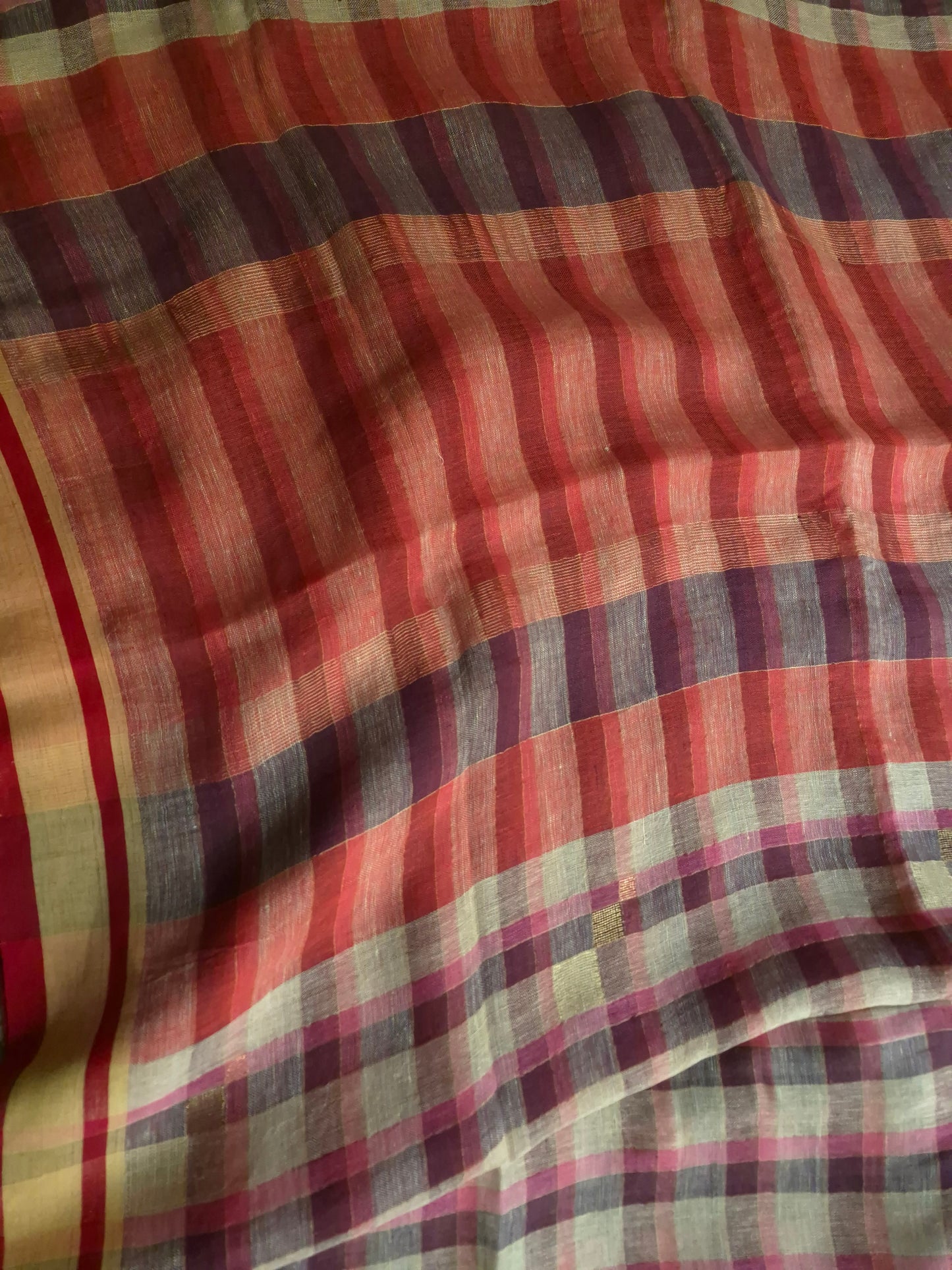 Linen - Multi Colour checks
