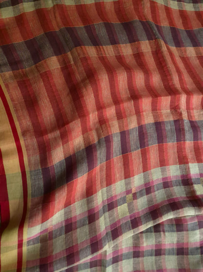 Linen - Multi Colour checks