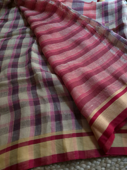 Linen - Multi Colour checks
