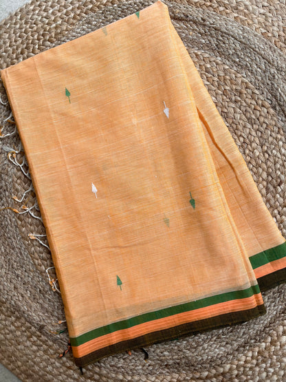 Ponduru Khaddar - Jamdhani Weave - Cream