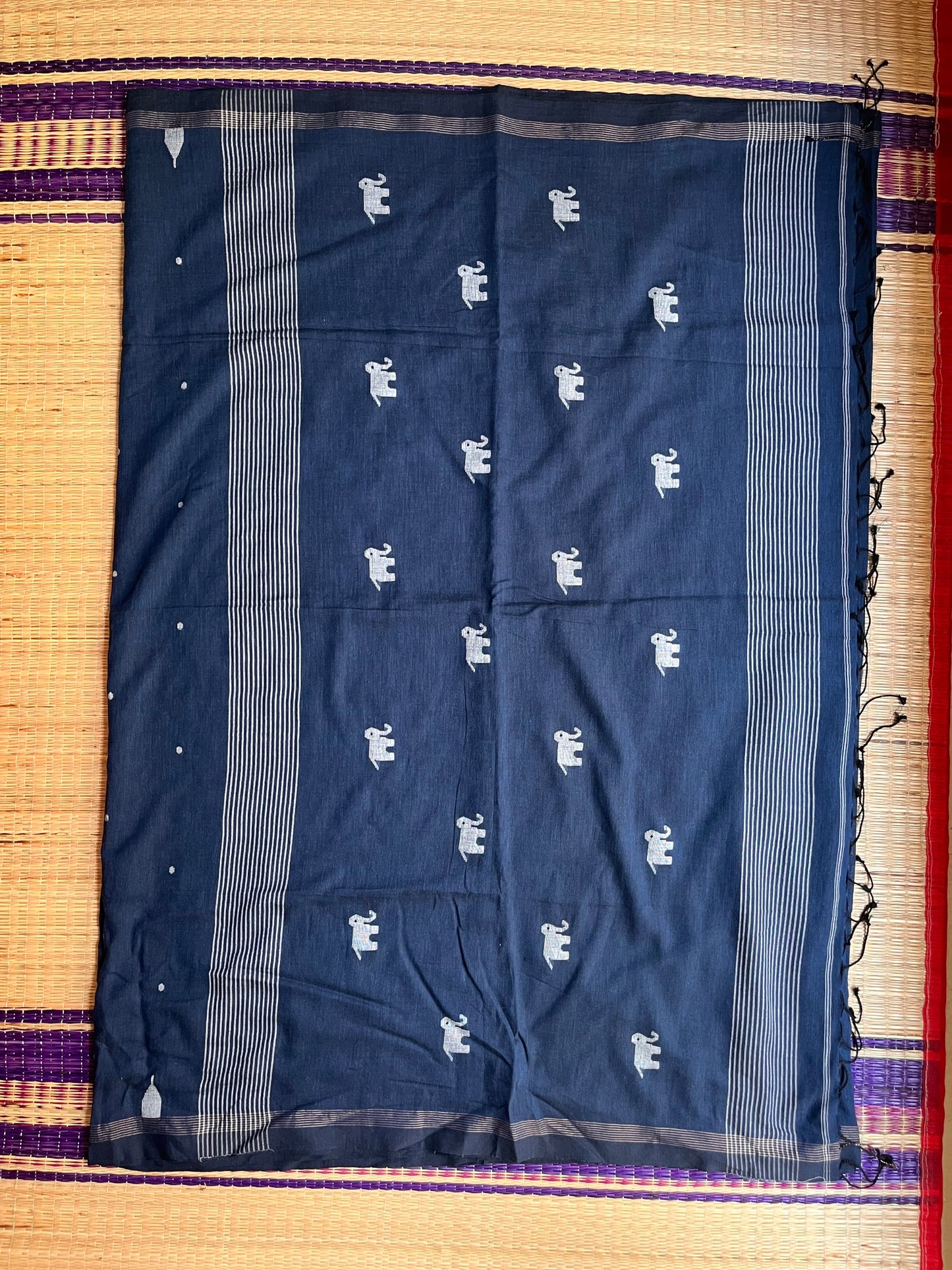 Jamdhani - Muted Blue