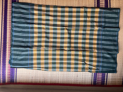 Chettinad Revival Saree - Multicolor checks