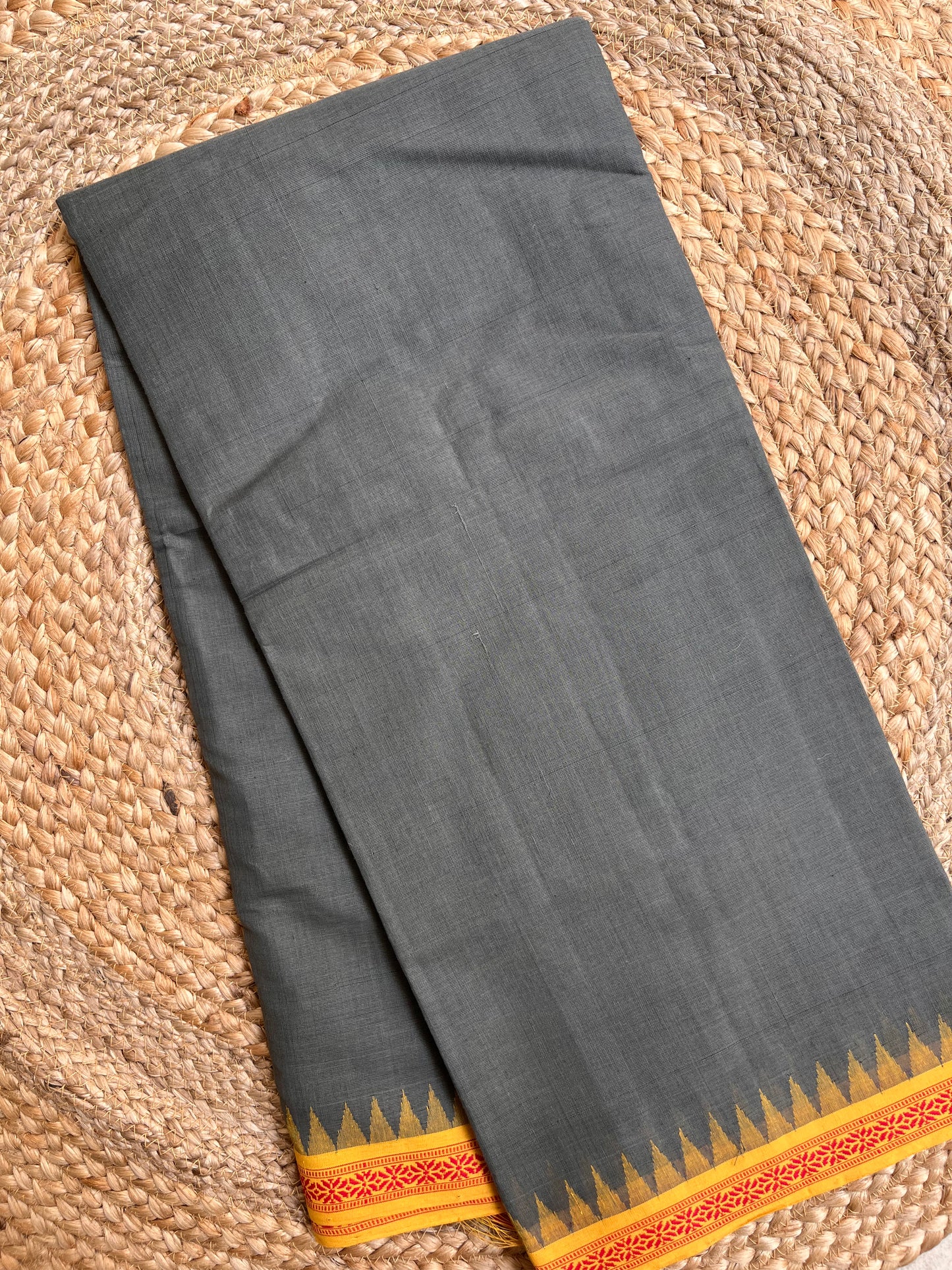 Ponduru Khaddar -  Charcoal Grey