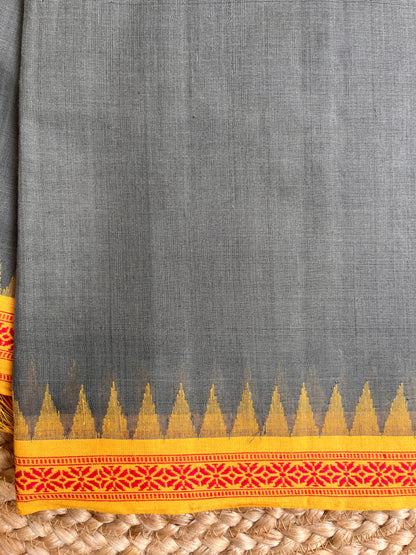 Ponduru Khaddar -  Charcoal Grey