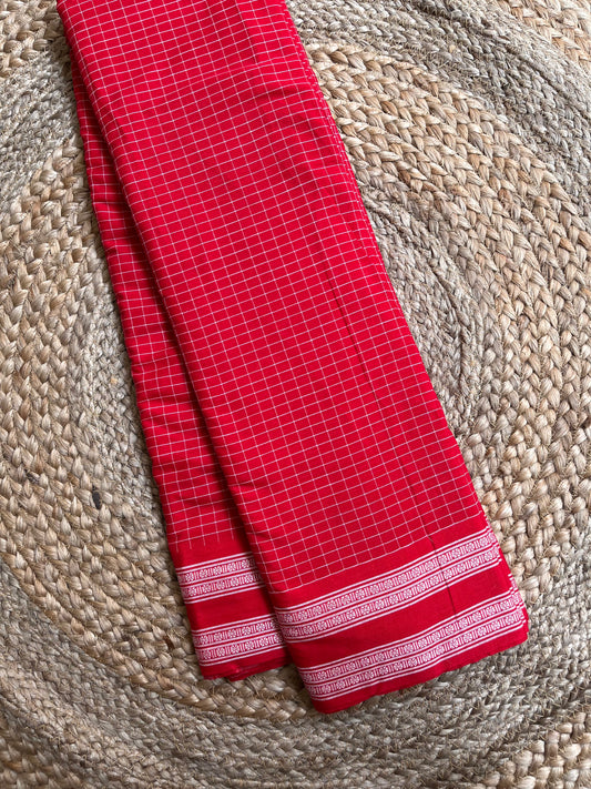 Kunbi - Traditional Red Saree