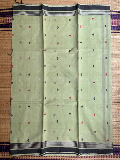 Ponduru Khaddar -  Light Pista Green