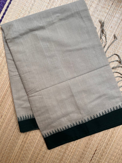 Ponduru Khaddar -  Grey with Green undertone