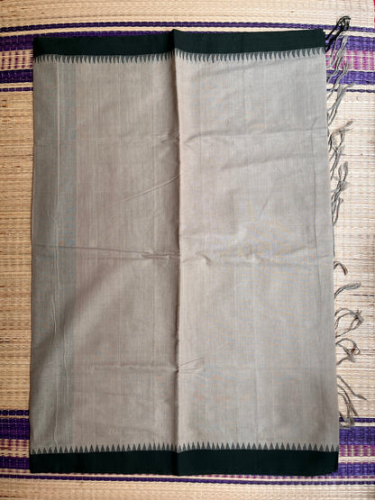 Ponduru Khaddar -  Grey with Green undertone