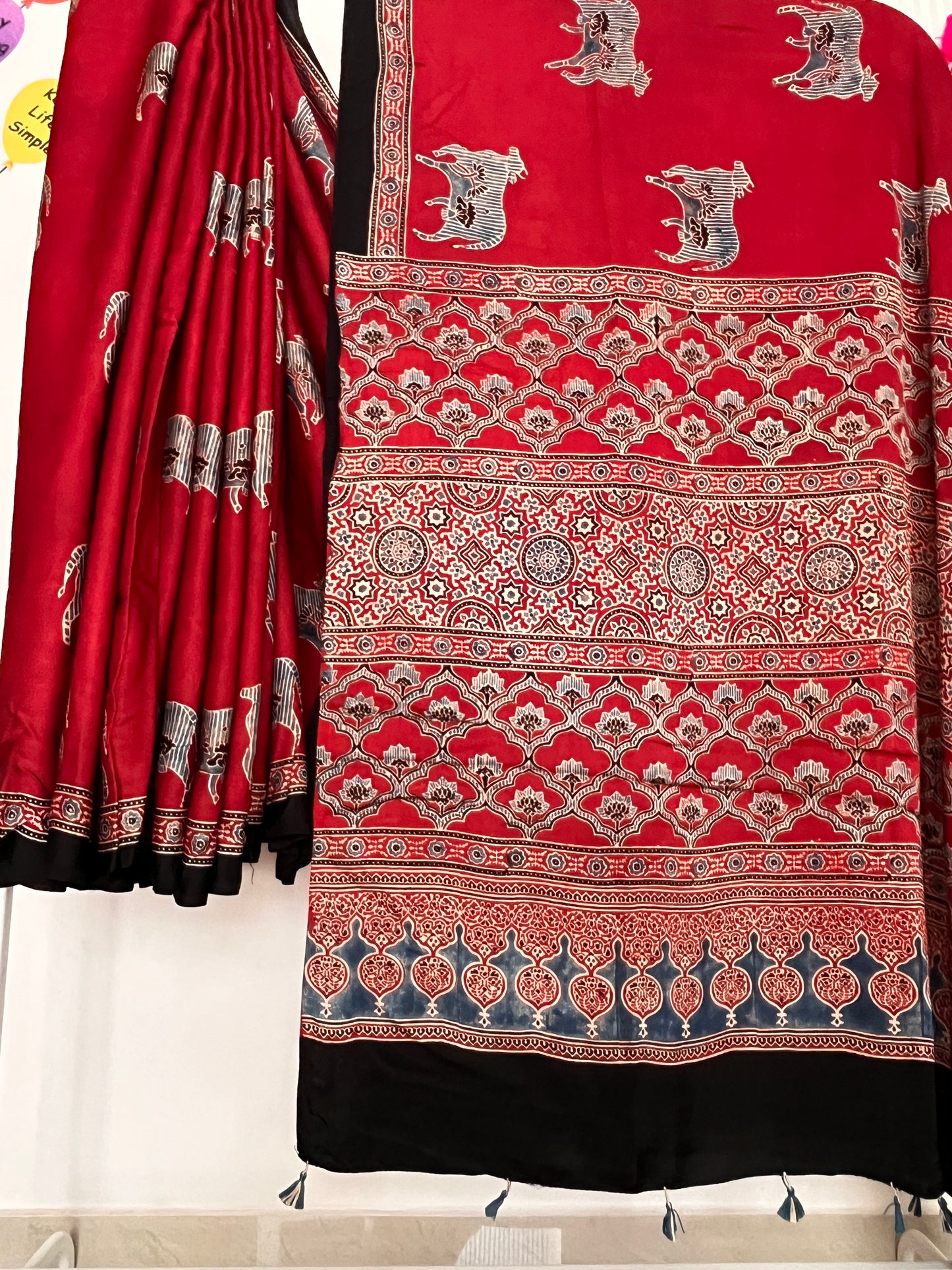 Ajrakh Modal - Red Cow