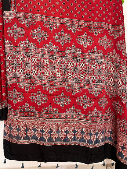 Ajrakh Modal - Red Lotus