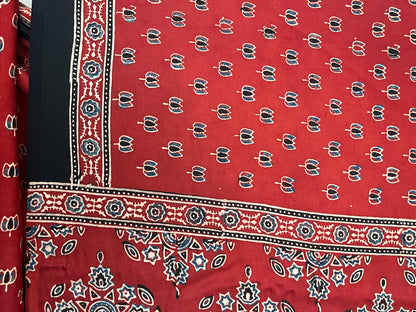 Ajrakh Modal - Red Lotus