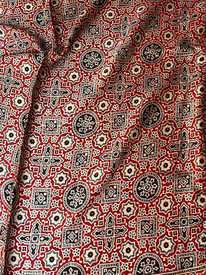 Ajrakh Modal - Red Lotus