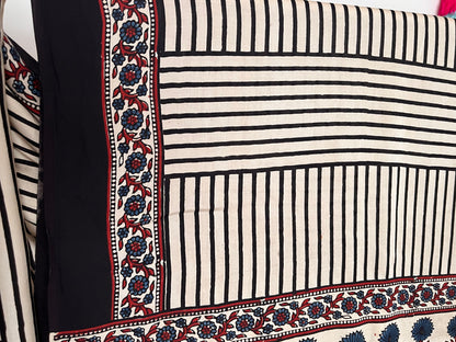 Ajrakh Modal - Cream