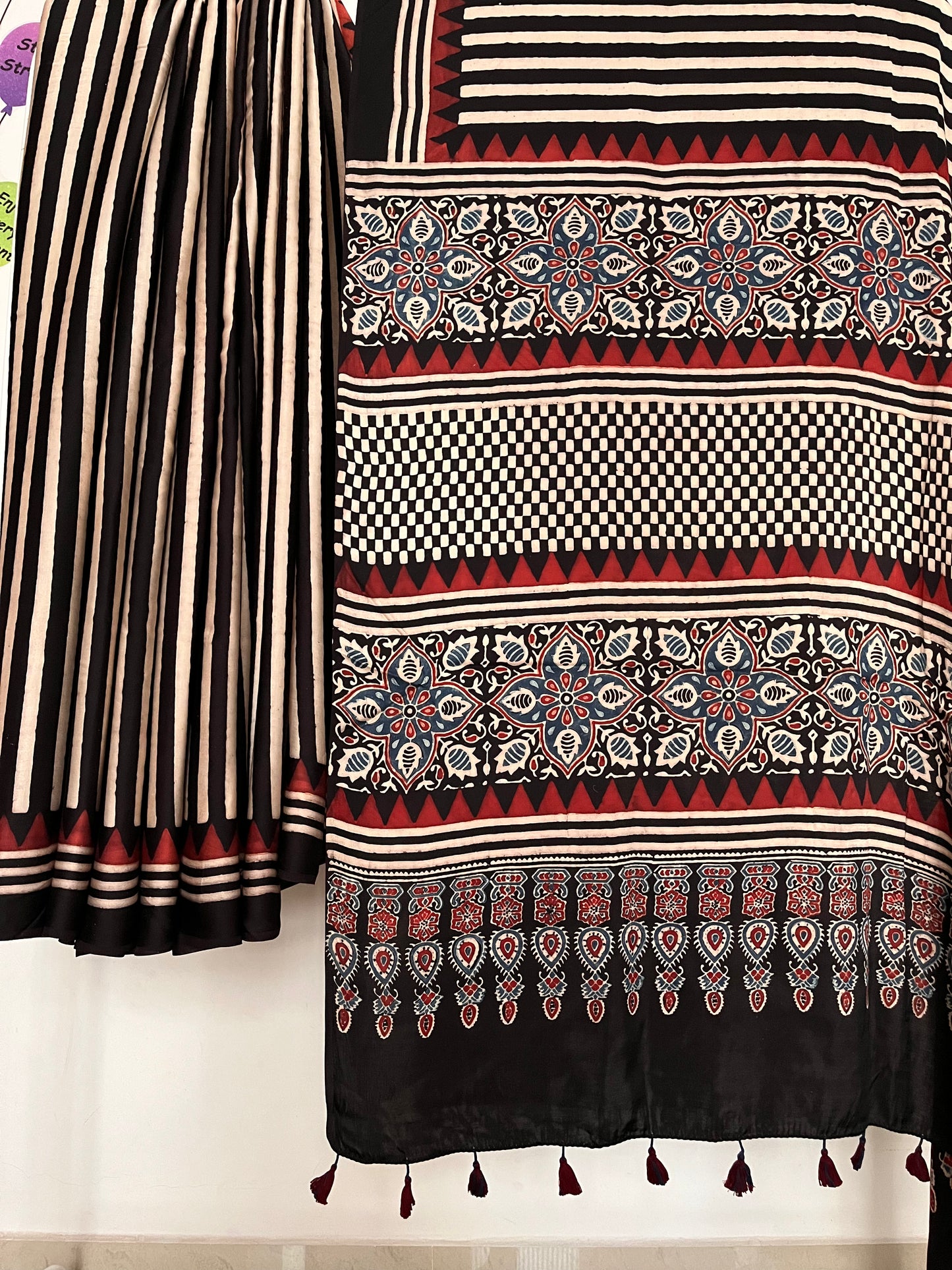 Ajrakh Modal - Cream