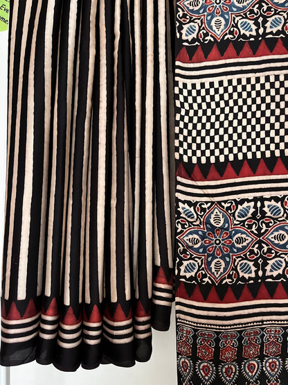 Ajrakh Modal - Cream