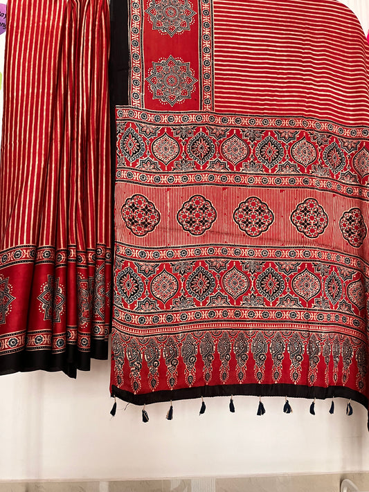 Ajrakh Modal - Red