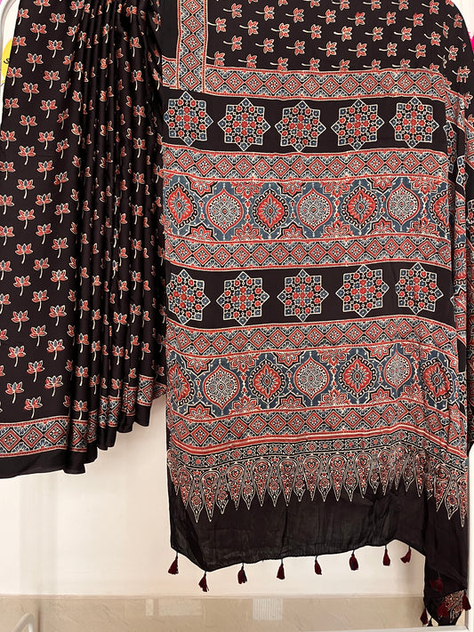 Ajrakh Modal - Black