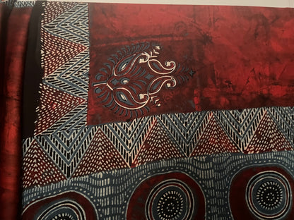Ajrakh Modal - Red Textured