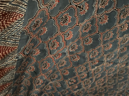 Ajrakh Modal - Red Textured