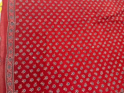 Ajrakh Cotton - Red or Mitti
