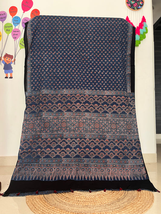 Ajrakh Cotton - Blue