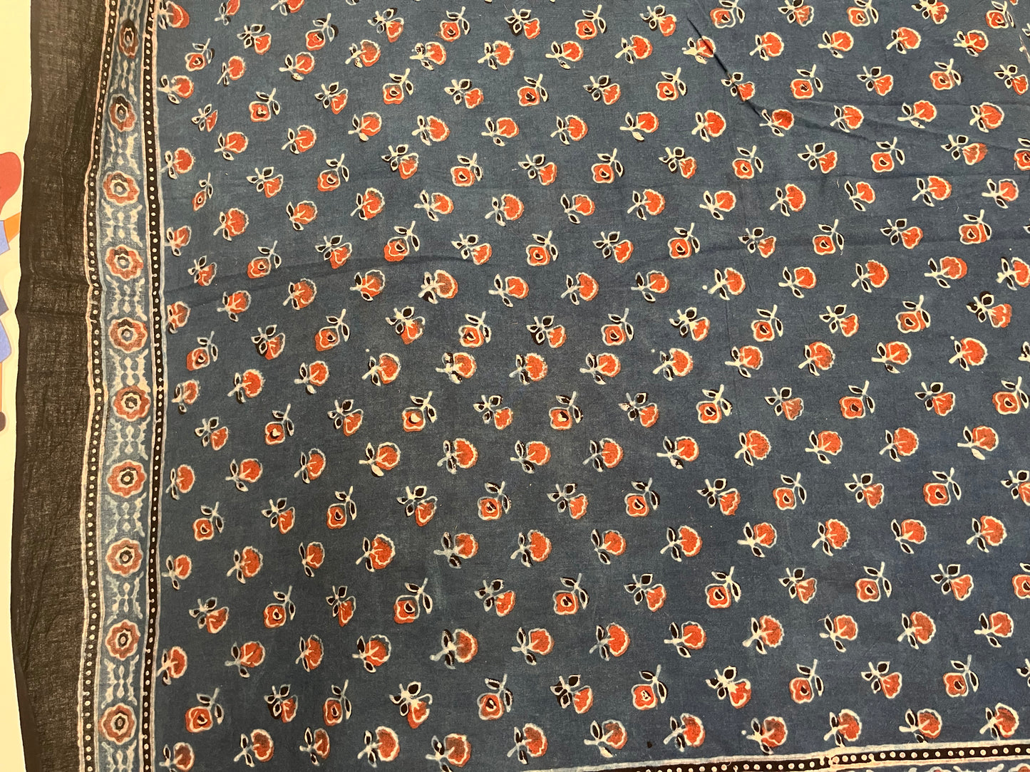Ajrakh Cotton - Blue