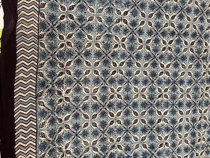 Ajrakh Cotton - Sage Green
