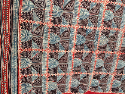 Ajrakh Cotton - Red