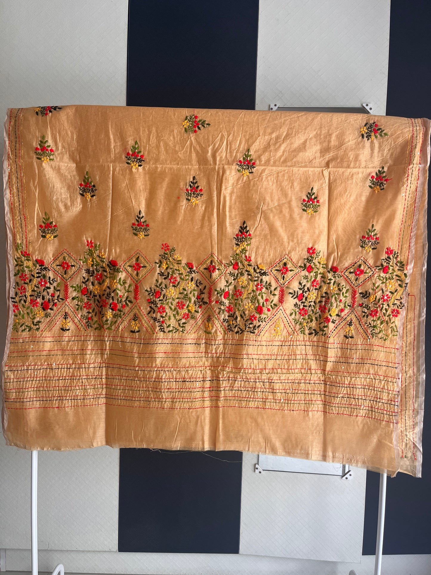 Bullion Saree - Mango Yellow