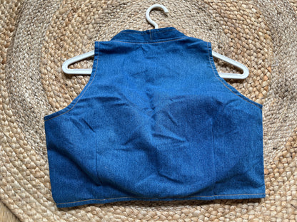 Denim Blouse - V neck