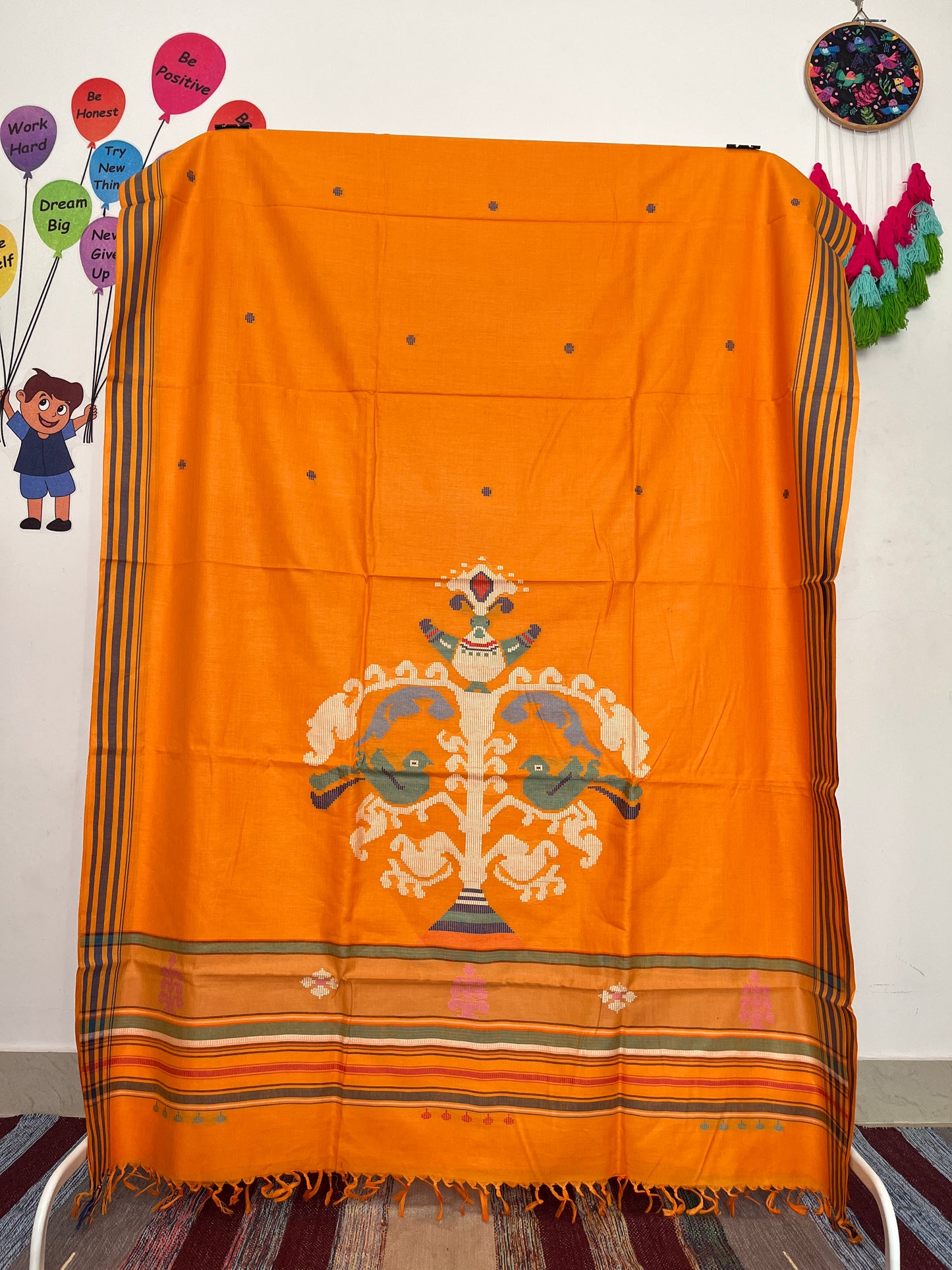 Bawan Buti - Marigold Orange