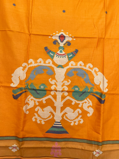 Bawan Buti - Marigold Orange