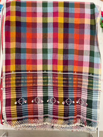 Bhujodi Kala Cotton Suits - Cream