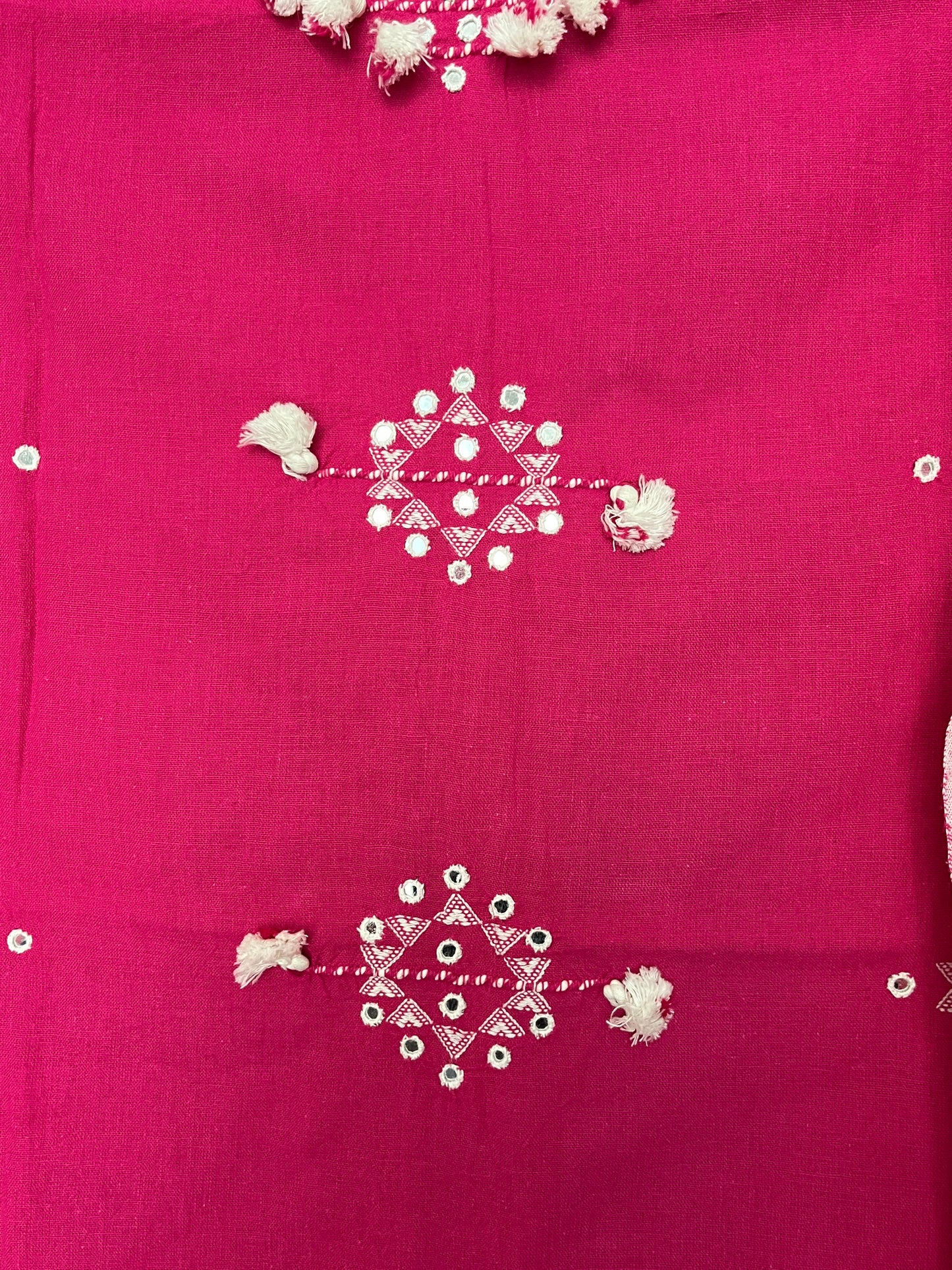 Bhujodi Kala Cotton Suits - Pink