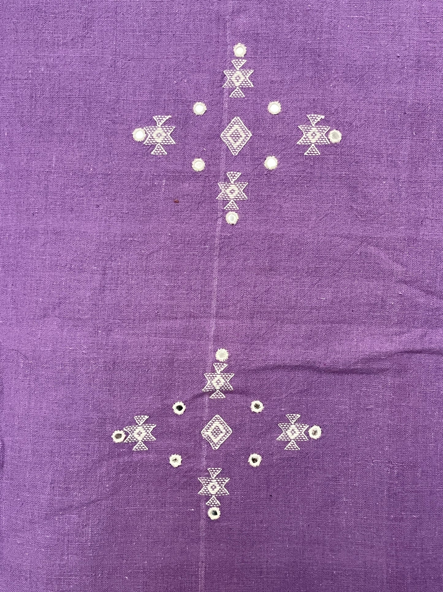 Bhujodi Kala Cotton Suits - Purple