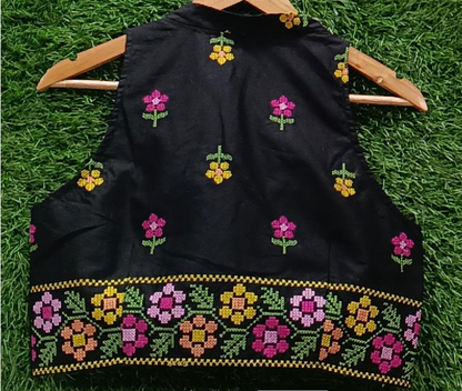 Cross Stitch Cotton Blouse