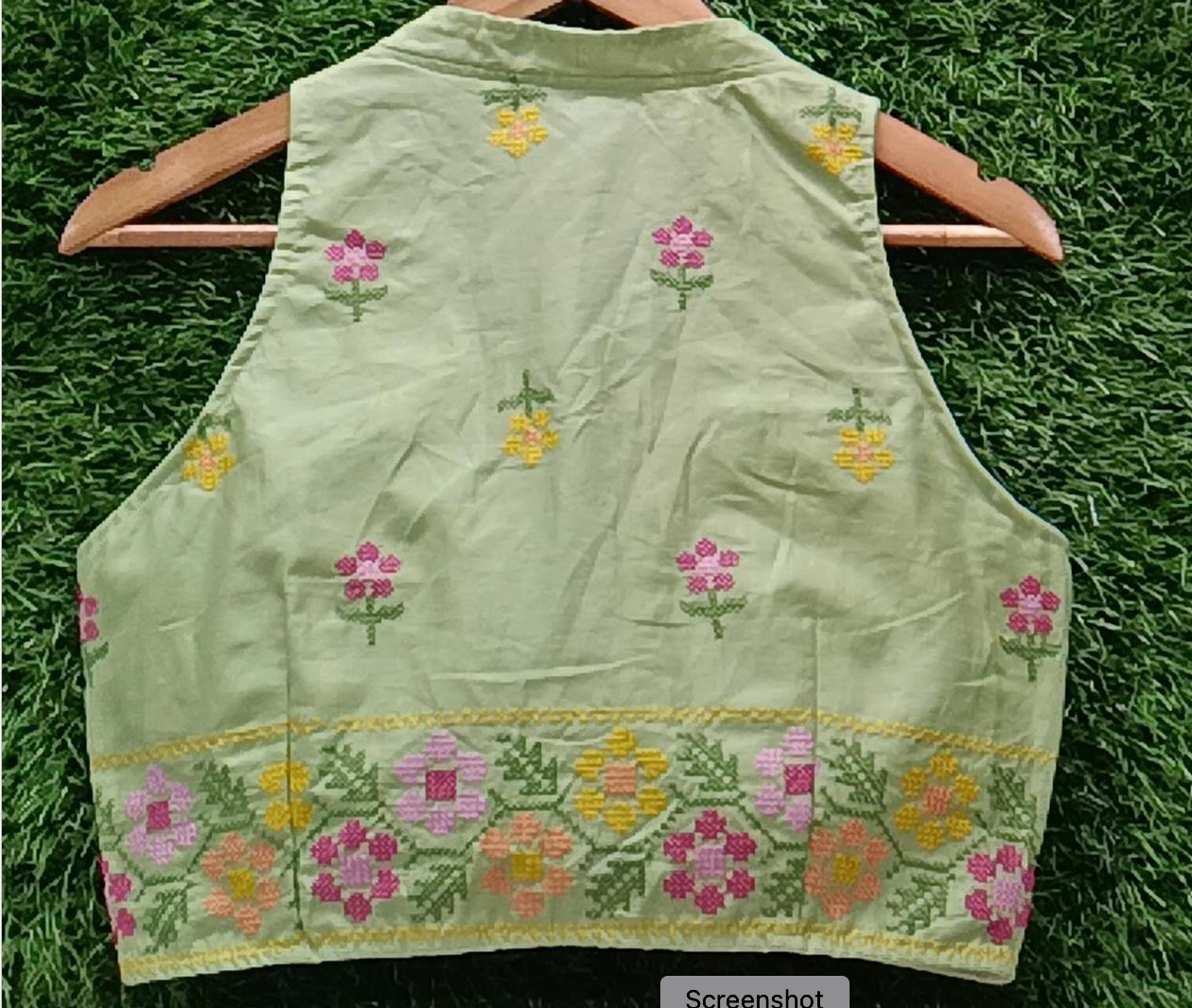Cross Stitch Cotton Blouse